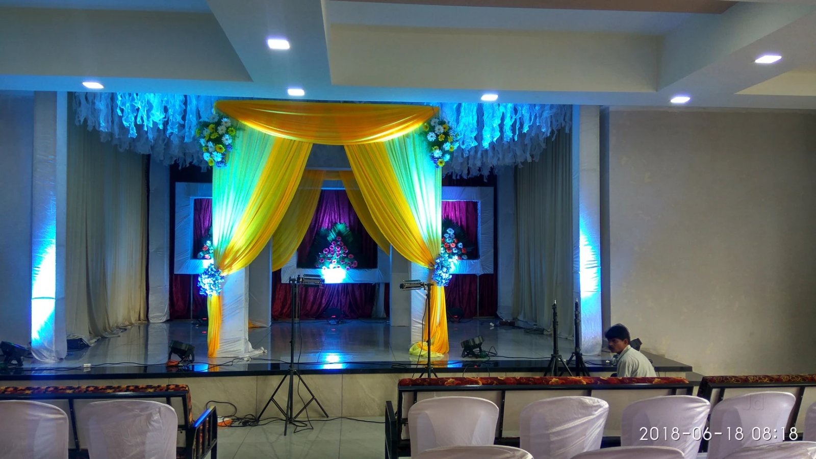Utkarsh Hall interior — grand banquet setup