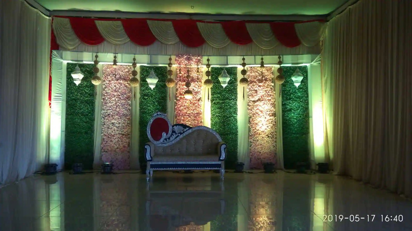 Hall interior with decor