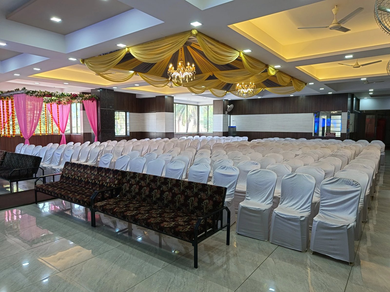 Event celebration in hall